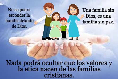 La familia en las manos de Dios